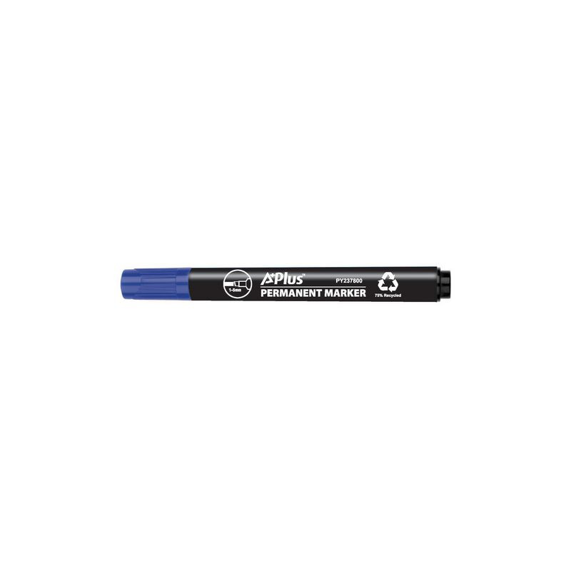 Produktbild för Märkpenna A PLUS eco sned 1-5mm blå