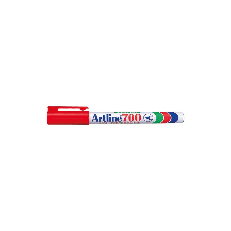 Produktbild för Märkpenna ARTLINE 700 perm. 0,7mm röd