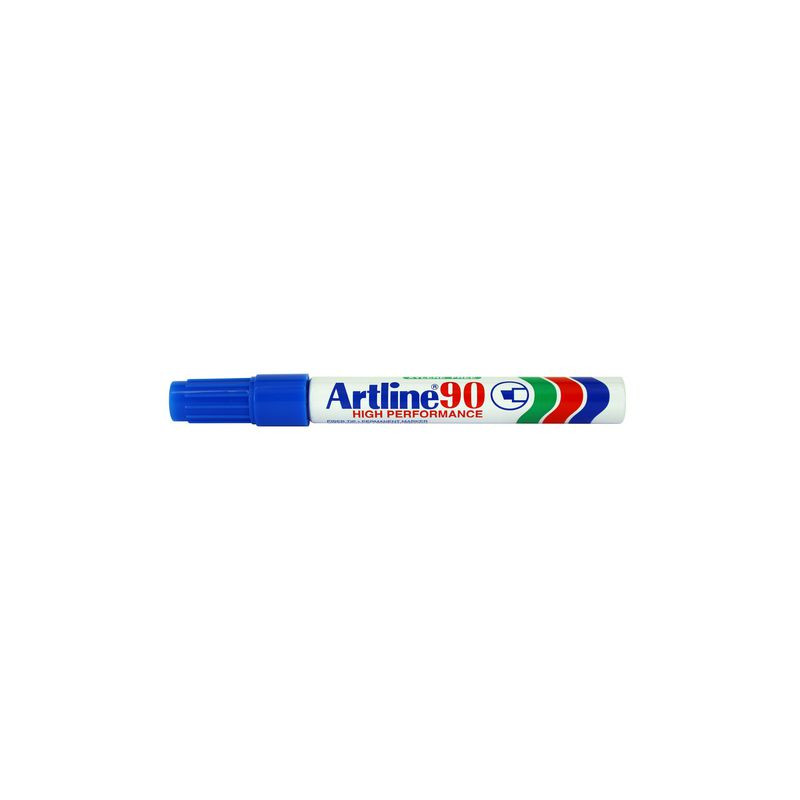 Produktbild för Märkpenna ARTLINE 90 sned 5mm blå