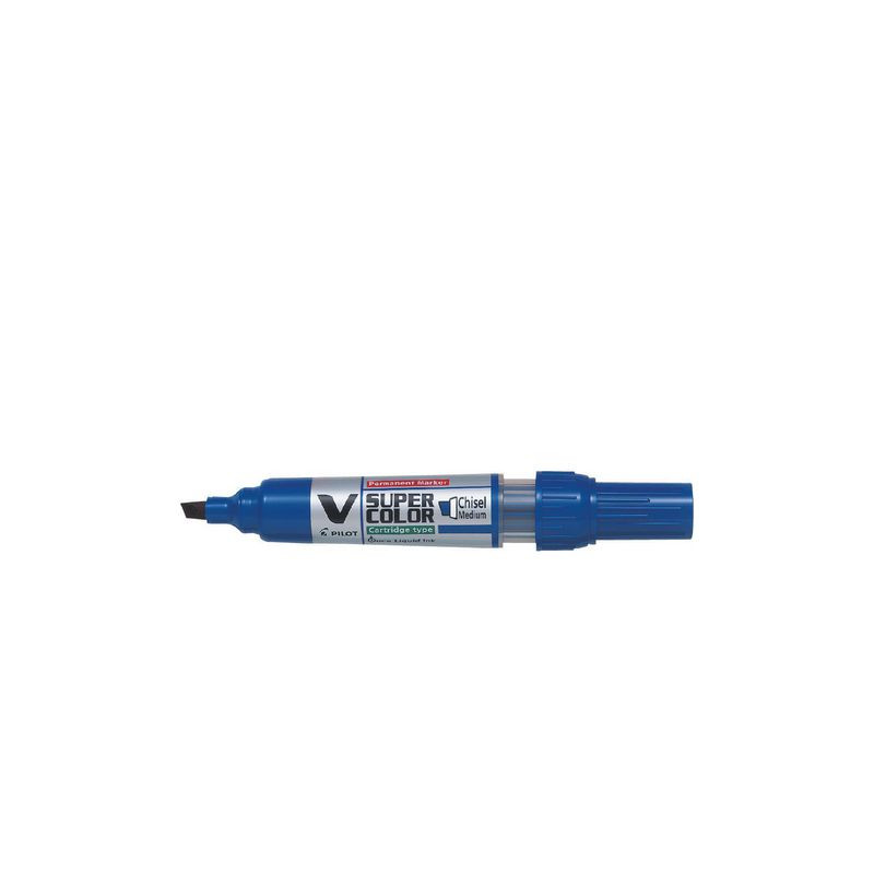 Produktbild för Märkpenna PILOT V Super Color sned blå
