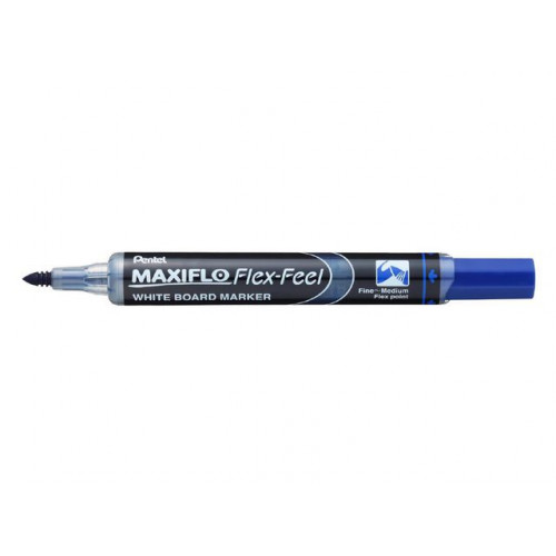 Pentel® Whiteboardpenna PENTEL Maxiflo Flex blå