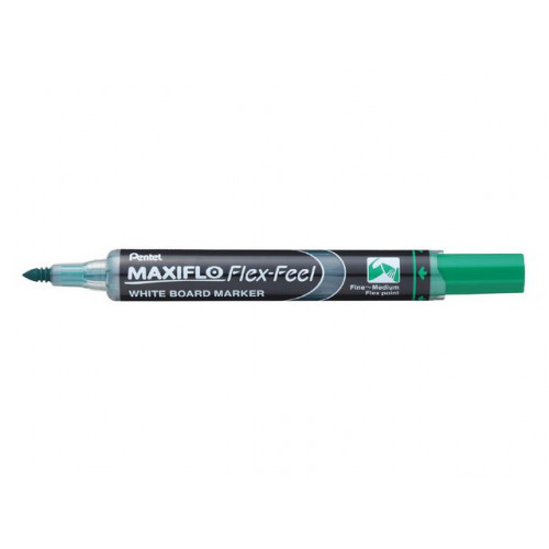 Pentel® Whiteboardpenna PENTEL Maxiflo Flex grön