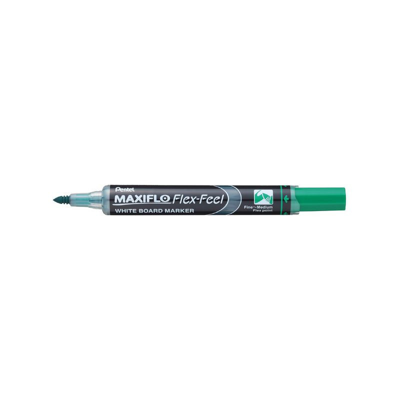 Produktbild för Whiteboardpenna PENTEL Maxiflo Flex grön