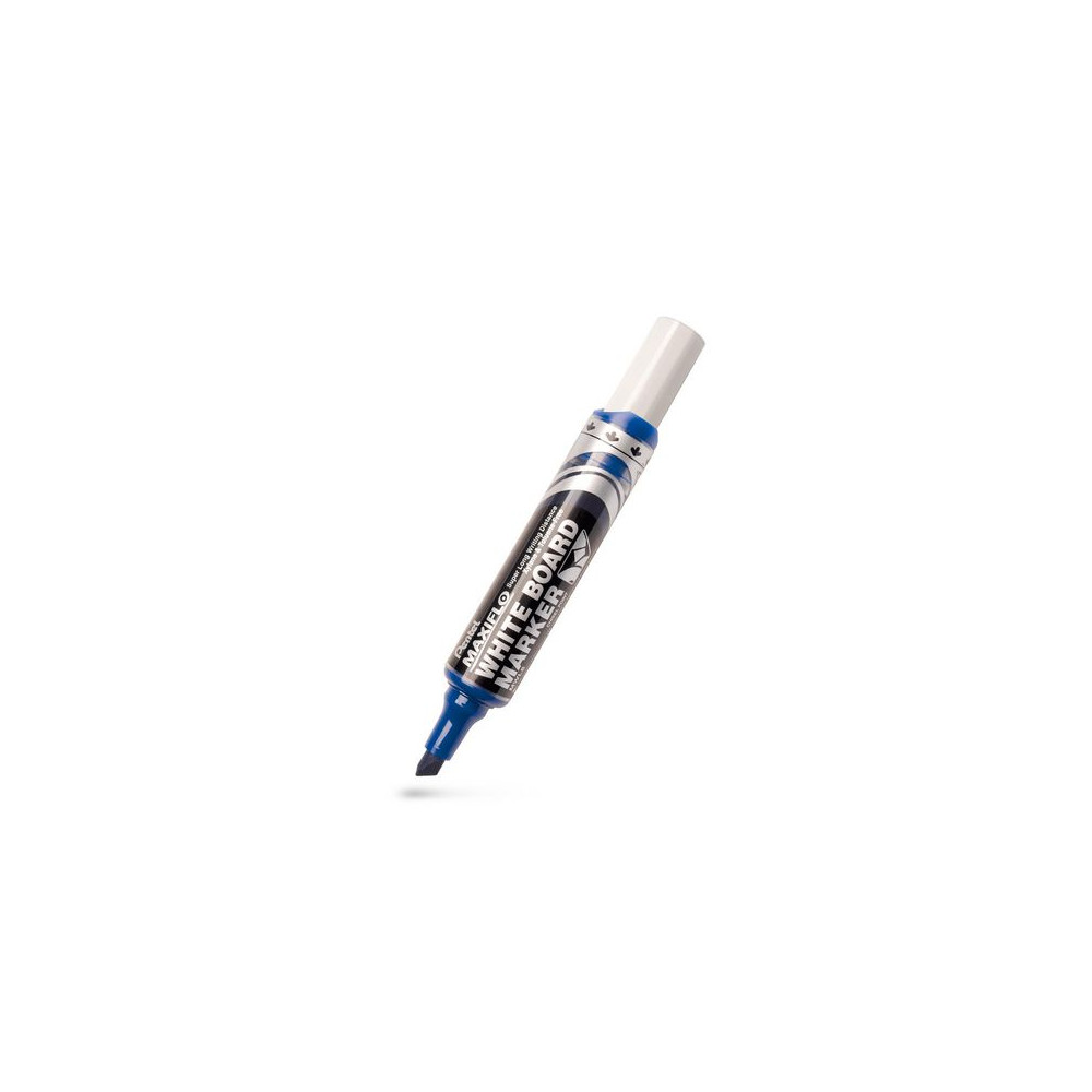 Produktbild för Whiteboardpenna PENTEL Maxiflo sned blå