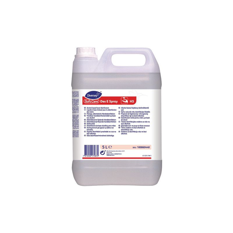 Produktbild för Handdesinfektion Soft Care DesE Spray 5L