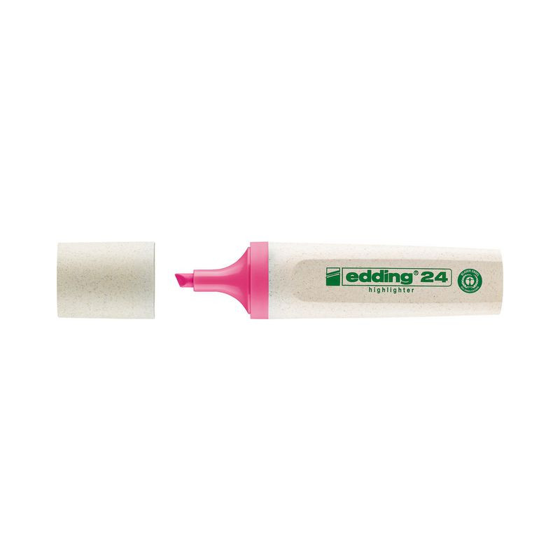 Produktbild för Överstrykningspenna EDDING 24 ECO rosa