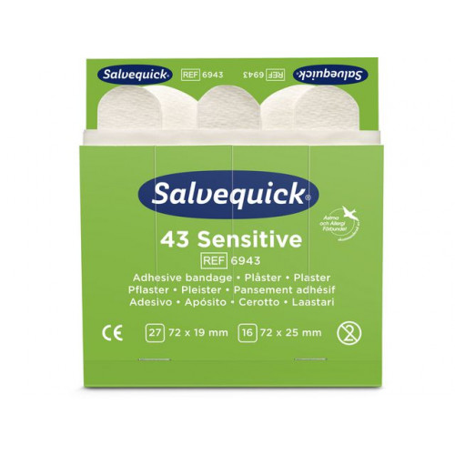 Salvequick Plåster SALVEQUICK refill nonwoven 43/fp