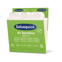 Produktbild för Plåster SALVEQUICK refill nonwoven 43/fp