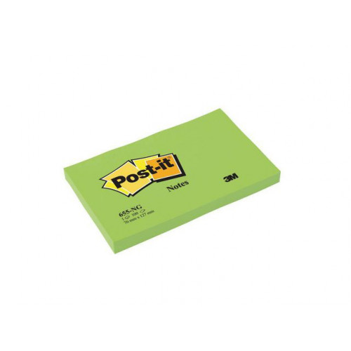 Post-it Notes POST-IT neon 76x127mm grön