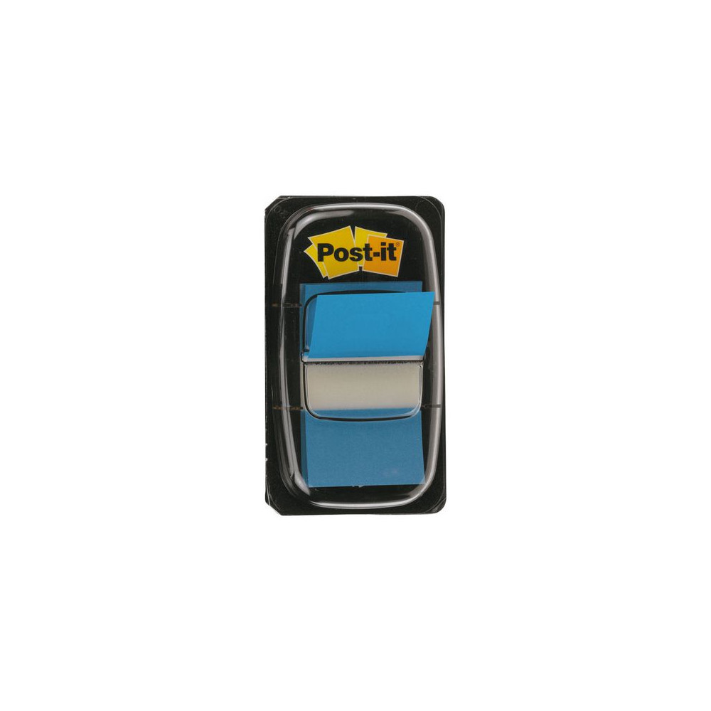 Produktbild för Index POST-IT 25,4x43,2mm blå 50/fp