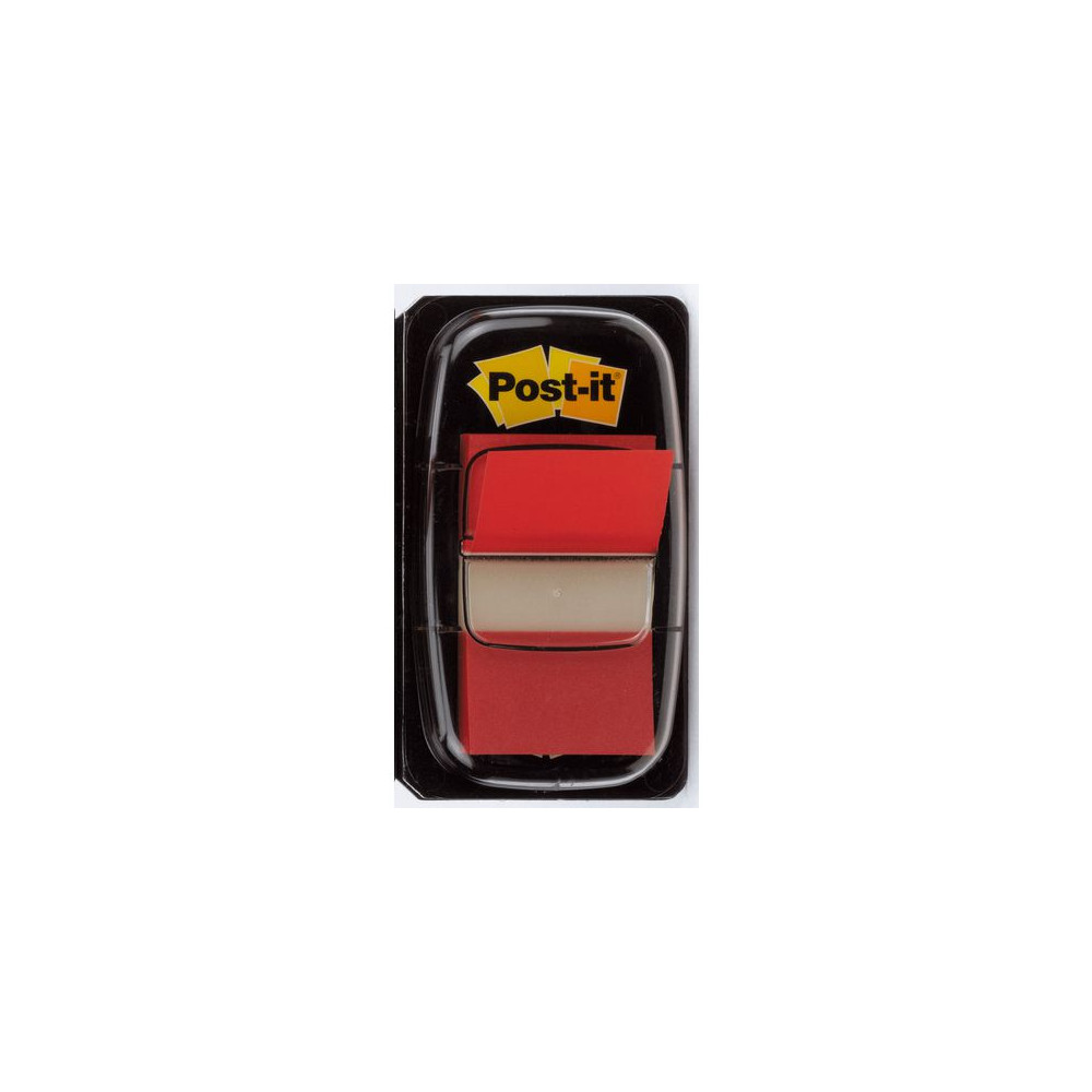 Produktbild för Index POST-IT 25,4x43,2mm röd 50/fp