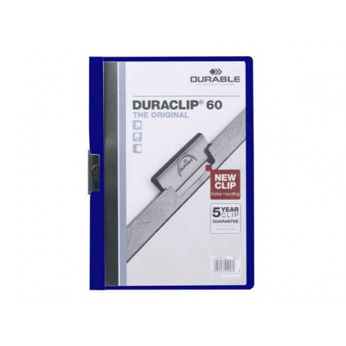 Durable Klämmapp Duraclip 2200 A4 3mm blå