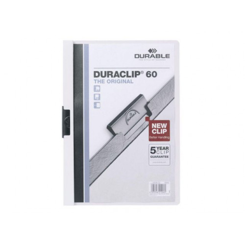Durable Klämmapp Duraclip 2200 A4 3mm vit