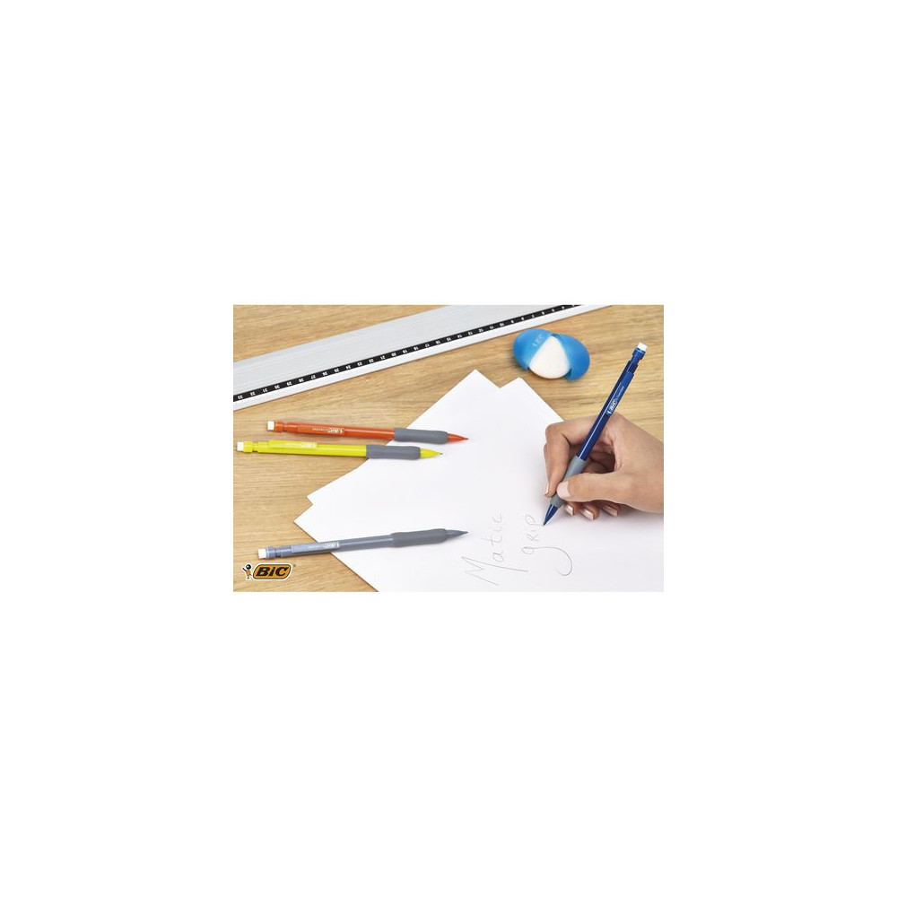 Produktbild för Stiftpenna BIC Matic Grip 0,7mm 4 färger