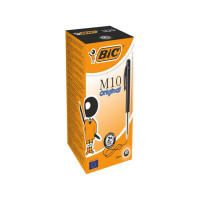 Produktbild för Kulpenna BIC Clic M10 1,0 svart