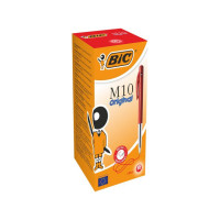 Produktbild för Kulpenna BIC Clic M10 1,0 röd