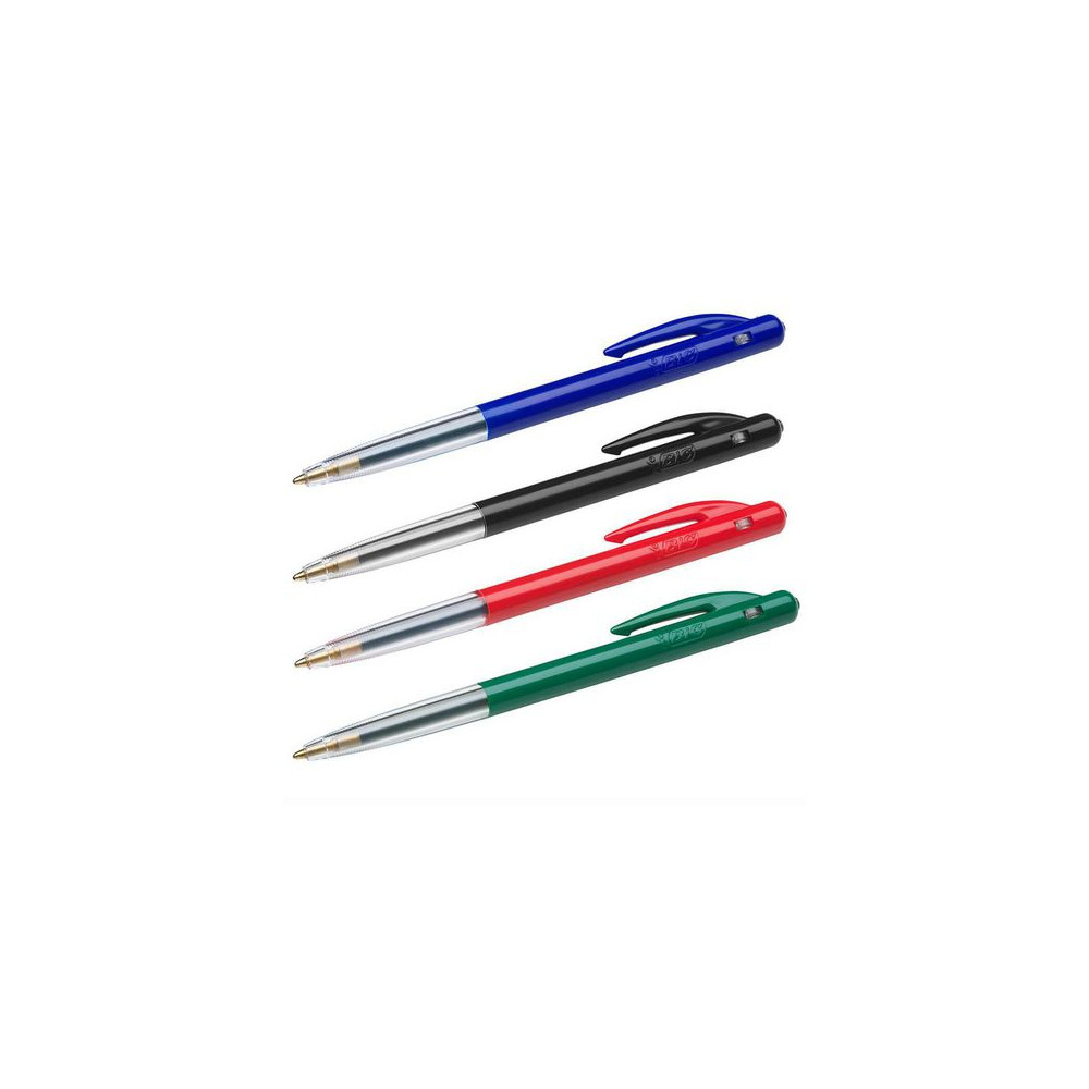 Produktbild för Kulpenna BIC Clic M10 1,0 blå