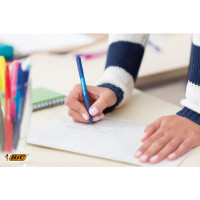 Produktbild för Kulpenna BIC Soft Feel Clic 1,0 blå