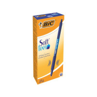 Produktbild för Kulpenna BIC Soft Feel Clic 1,0 blå