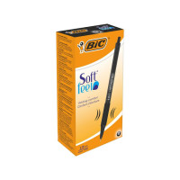 Produktbild för Kulpenna BIC Soft Feel Clic 1,0 svart
