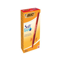 Produktbild för Kulpenna BIC Soft Feel Clic 1,0 röd