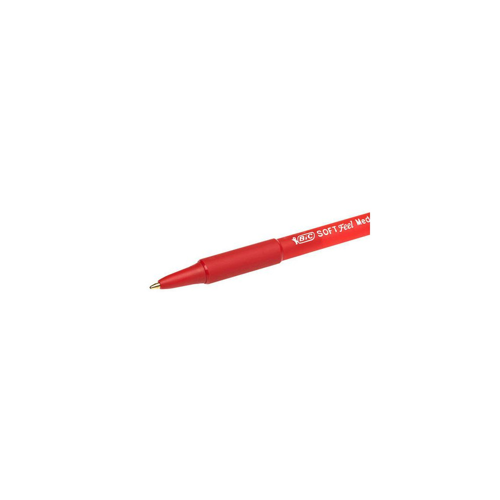 Produktbild för Kulpenna BIC Soft Feel Clic 1,0 röd