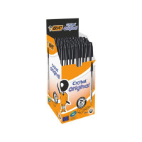 Produktbild för Kulpenna BIC Cristal 1,0 svart