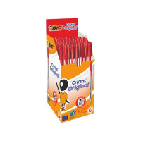Produktbild för Kulpenna BIC Cristal 1,0 röd
