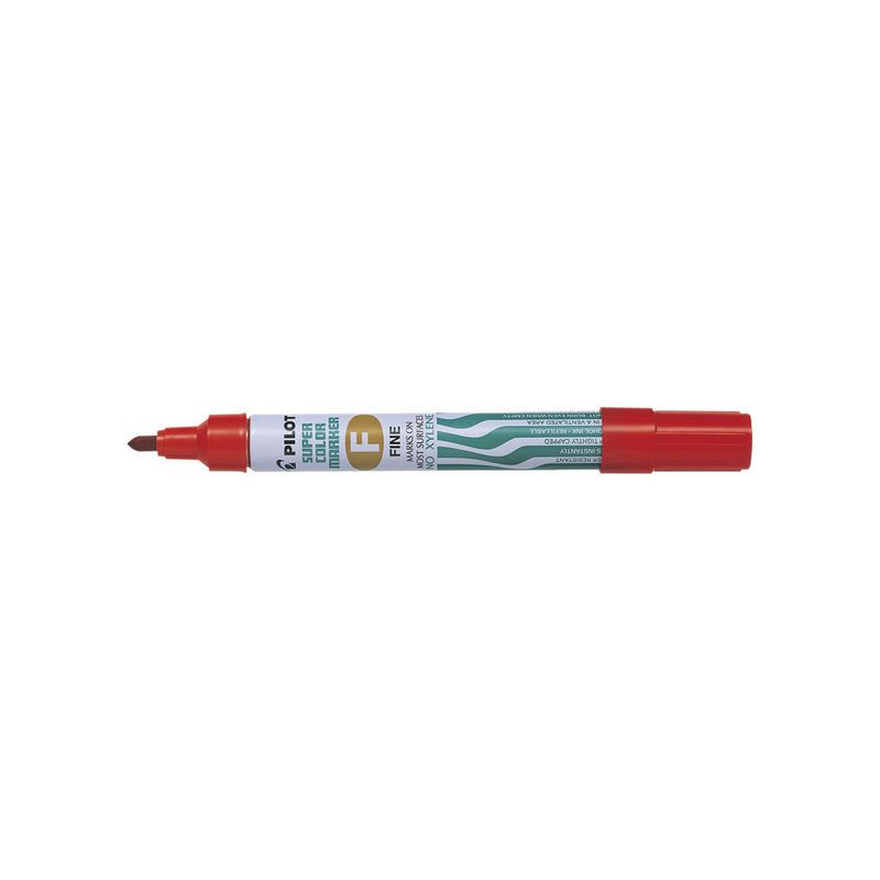 Produktbild för Märkpenna PILOT Super Color F röd