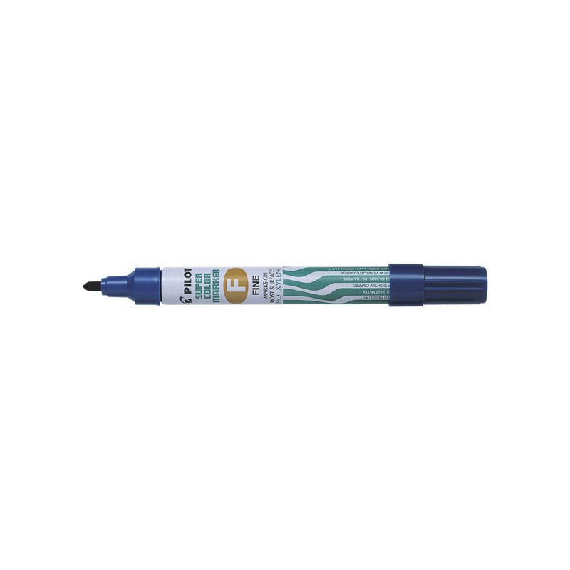 Produktbild för Märkpenna PILOT Super Color F blå