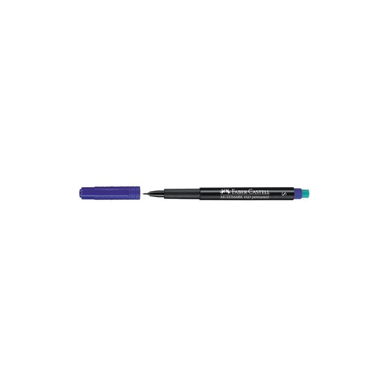 Produktbild för Märkpenna VF FABER CASTELL superfine blå