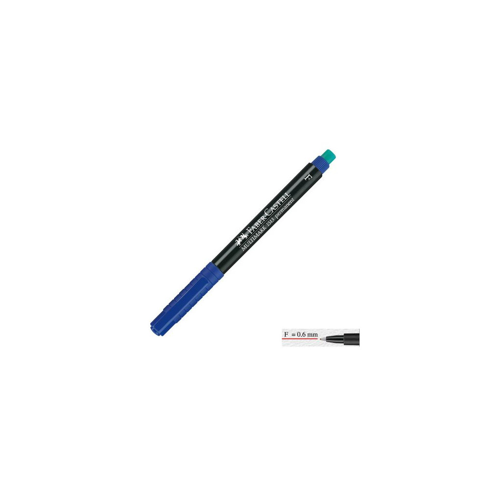 Produktbild för Märkpenna VF FABER CASTELL fine blå