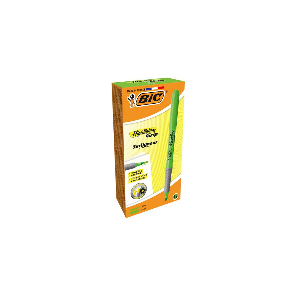 Produktbild för Överstrykningspenna BIC Grip Grön