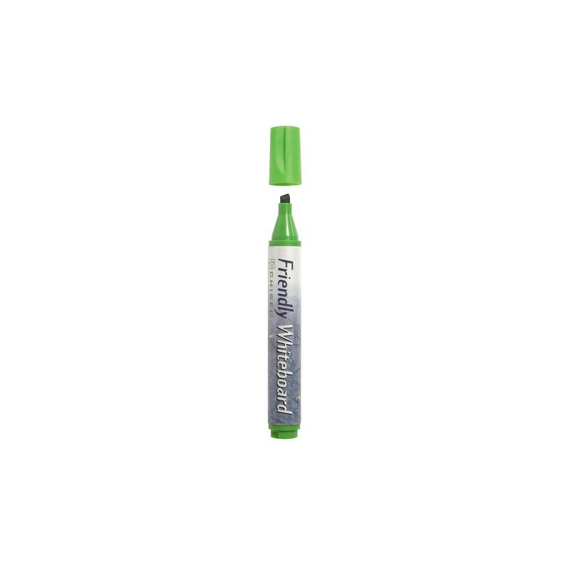 Produktbild för Whiteboardpenna FRIENDLY sned grön