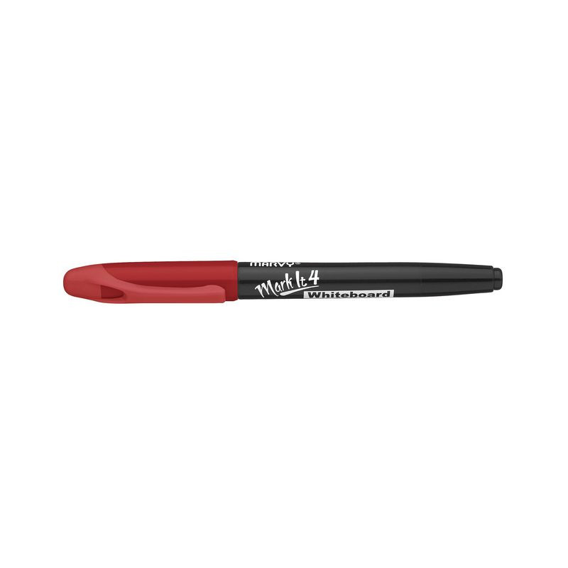 Produktbild för Whiteboardpenna MARVY Markit rund röd