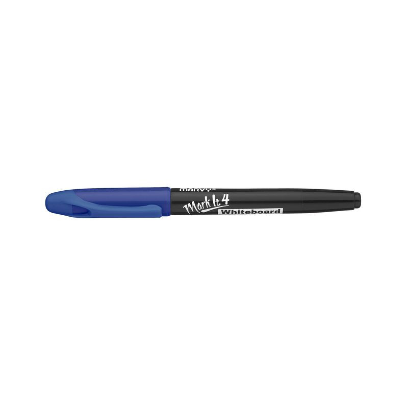 Produktbild för Whiteboardpenna MARVY Markit rund blå