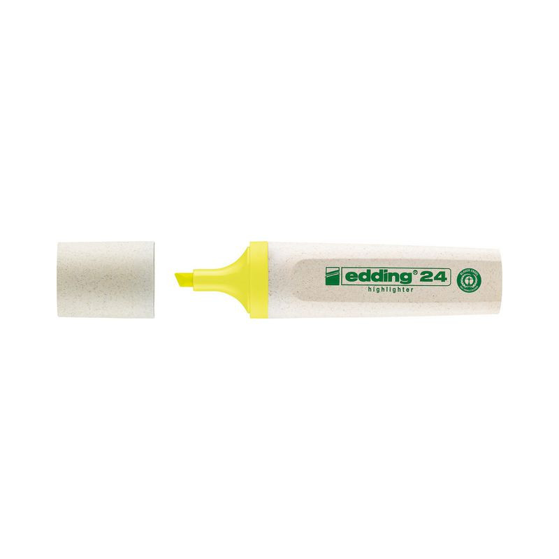 Produktbild för Överstrykningspenna EDDING 24 ECO gul