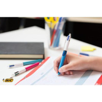 Produktbild för Kulpenna BIC 4 Colours Grip 1mm
