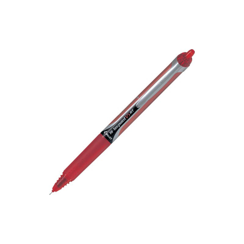 Produktbild för Bläckkulpenna PILOT Hi-Tec V5 RT röd