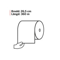 Produktbild för Industritork KATRIN Plus XL vit 360m