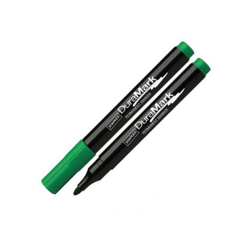 Staples Märkpenna STAPLES rund 1-3mm grön