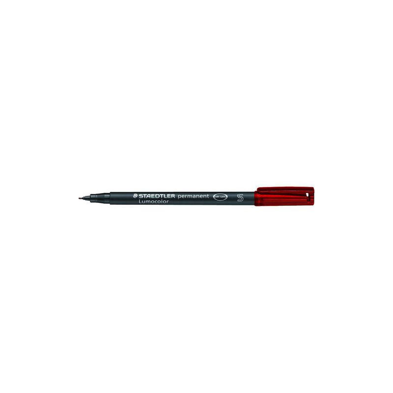 Produktbild för Universalpenna LUMOCOLOR F P röd