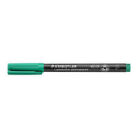 Produktbild för Universalpenna LUMOCOLOR F P grön