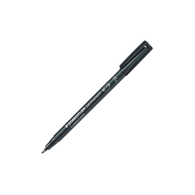Produktbild för Universalpenna LUMOCOLOR F P svart