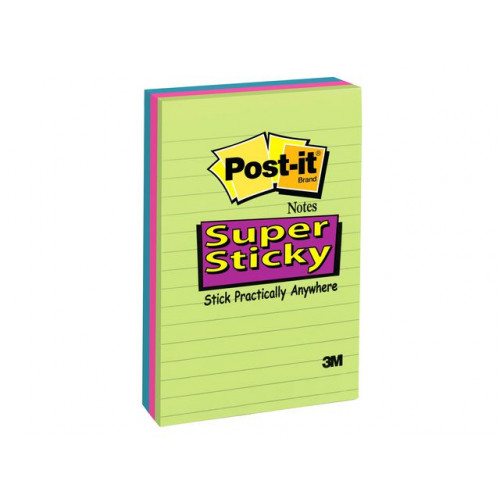 Post-it Notes POST-IT SS linj Rainbow 102x152mm