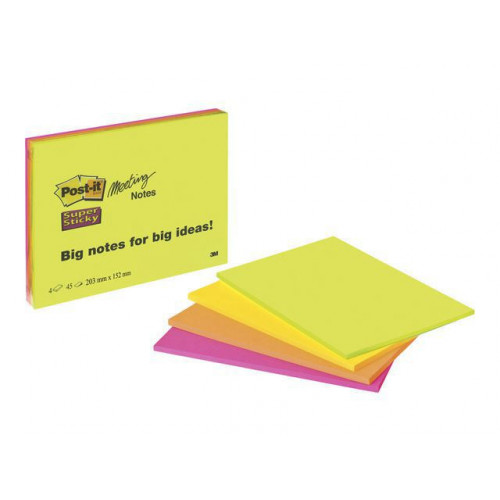 Post-it Notes POST-IT SS Meeting Note 203x152mm