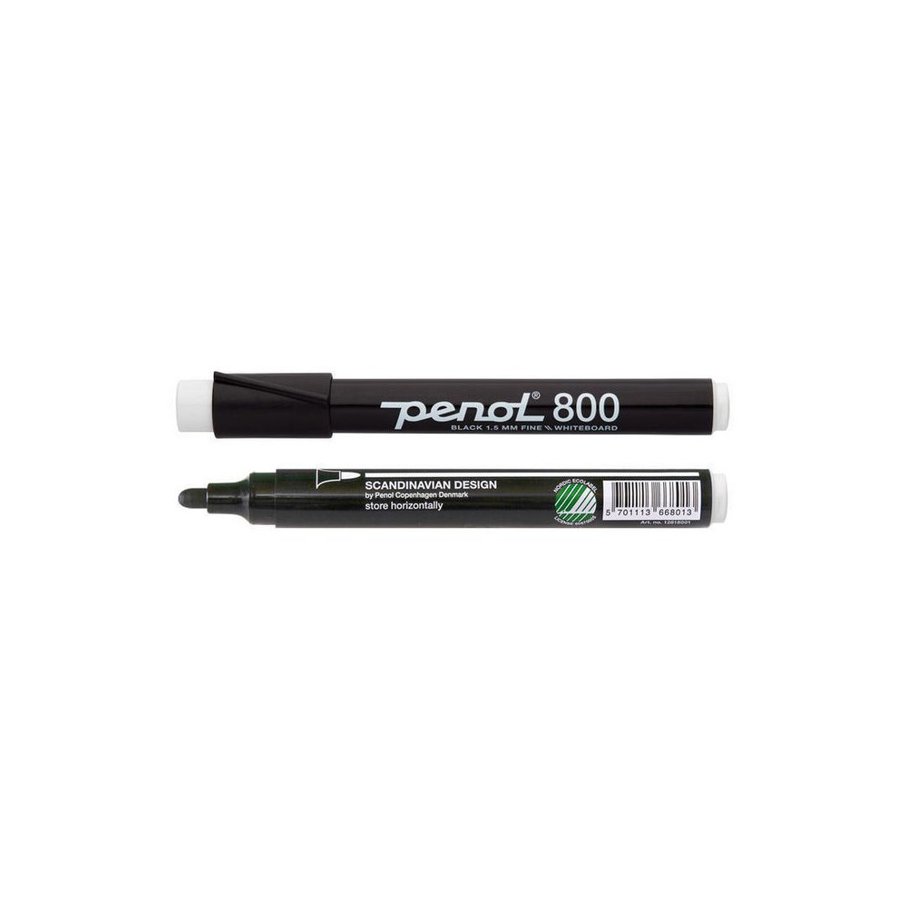 Produktbild för Whiteboardpenna PENOL 800 rund svart