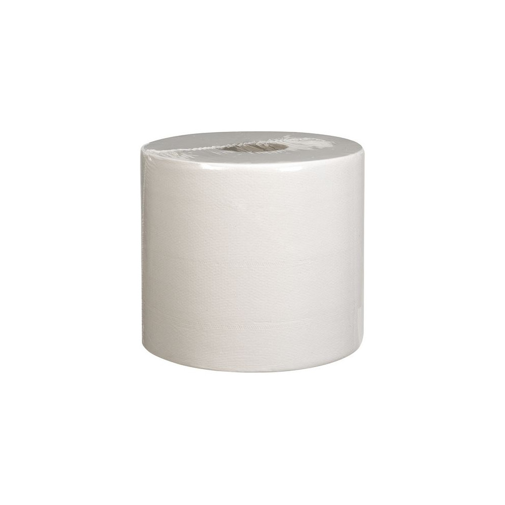 Produktbild för Torkrulle WYPALL L10 1-lag vit 228m/rl