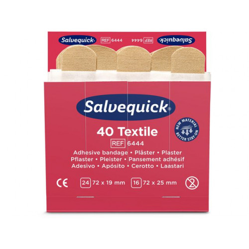 Salvequick Plåster SALVEQUICK refill textil 40/FP