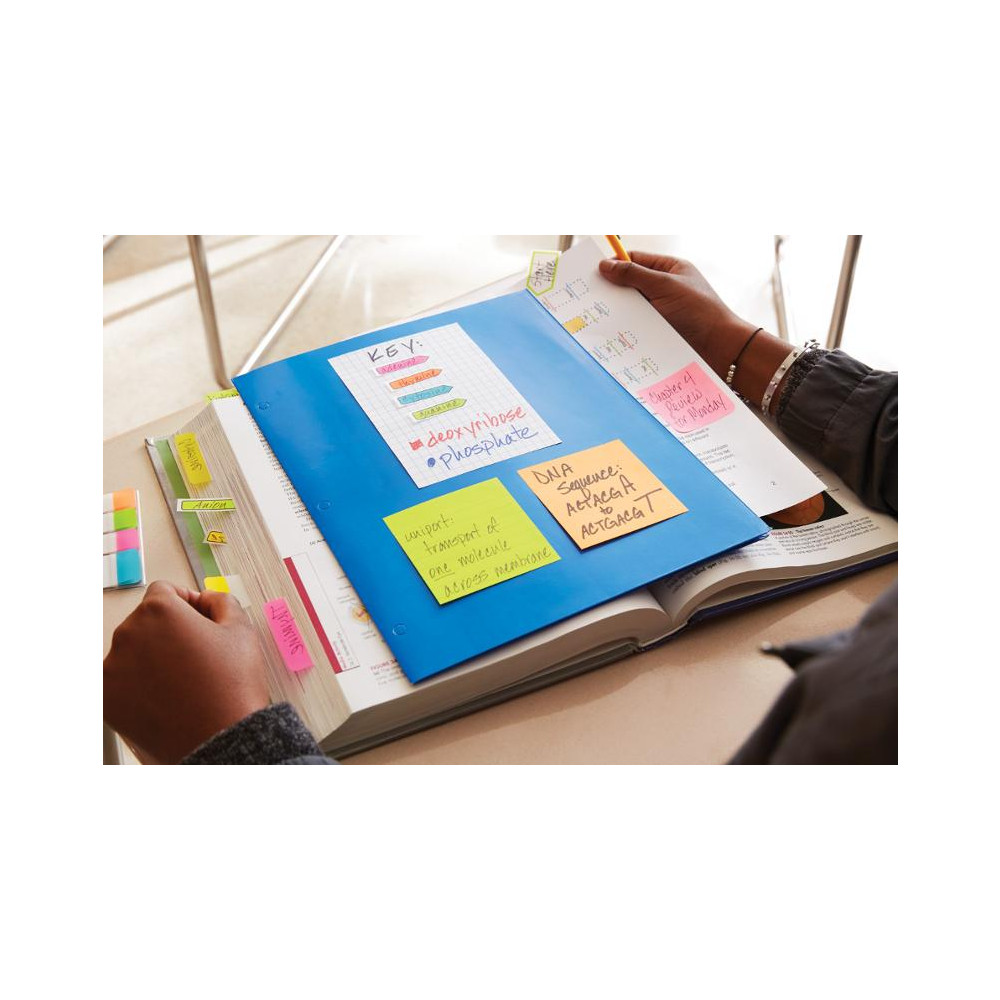 Produktbild för Notes POST-IT Energetic 76x127mm